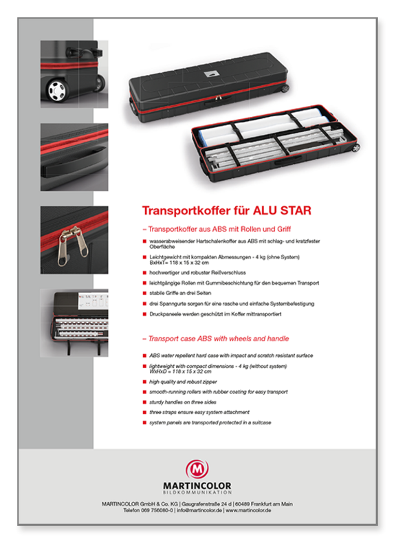 Télécharger la fiche produit valise de transport ALU STAR