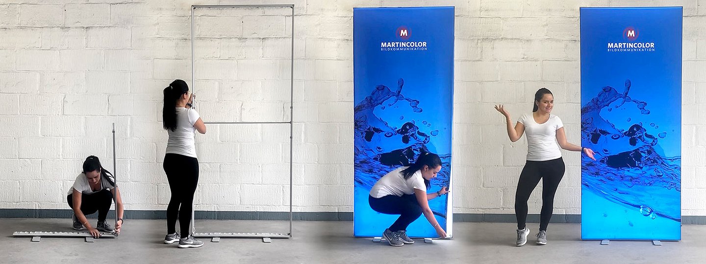 Mur lumineux - ALU LightUp - montage