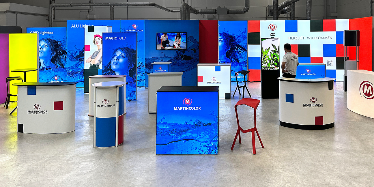 Showroom für beleuchtete Messewände Showroom für beleuchtete Messewände